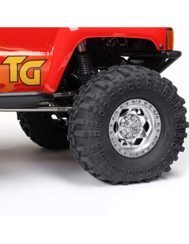AXIAL 1/10 SCX10 III Toyota SR5 4X4 RTR Brushed Rock Crawler de 1987 ROJO - Imagen 10