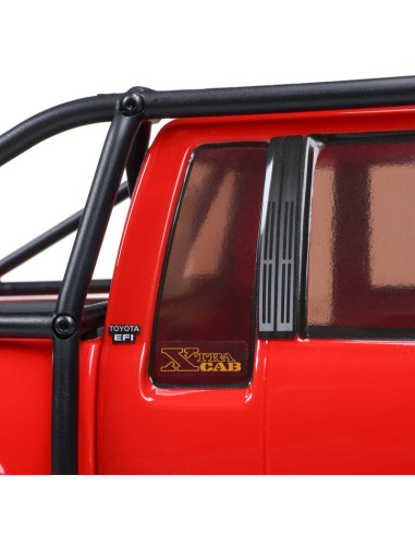 AXIAL 1/10 SCX10 III Toyota SR5 4X4 RTR Brushed Rock Crawler de 1987 ROJO - Imagen 9