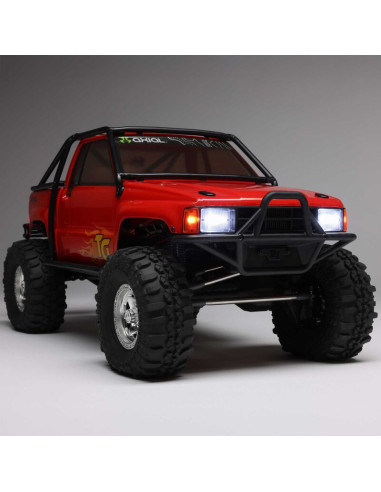 AXIAL 1/10 SCX10 III Toyota SR5 4X4 RTR Brushed Rock Crawler de 1987 ROJO - Imagen 6