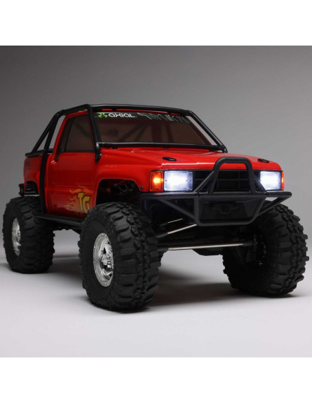 AXIAL 1/10 SCX10 III Toyota SR5 4X4 RTR Brushed Rock Crawler de 1987 ROJO - Imagen 6