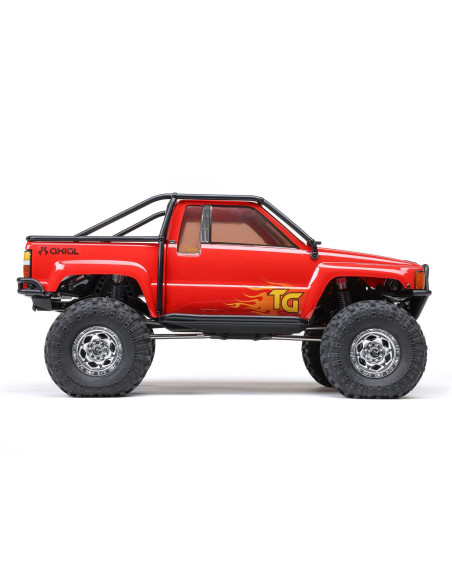 AXIAL 1/10 SCX10 III Toyota SR5 4X4 RTR Brushed Rock Crawler de 1987 ROJO - Imagen 2