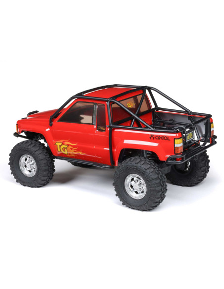 AXIAL 1/10 SCX10 III Toyota SR5 4X4 RTR Brushed Rock Crawler de 1987 ROJO - Imagen 4