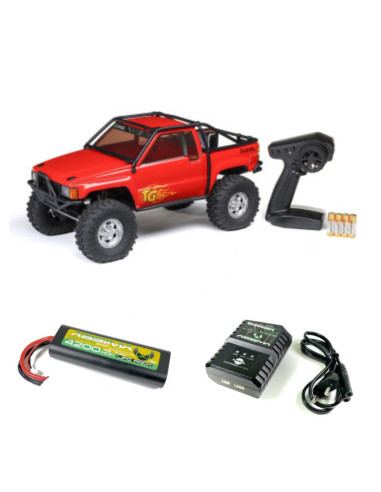 PACK AXIAL 1/10 SCX10 III Toyota SR5 4X4 RTR Brushed+BATERIA Y CARGADOR - Imagen 1