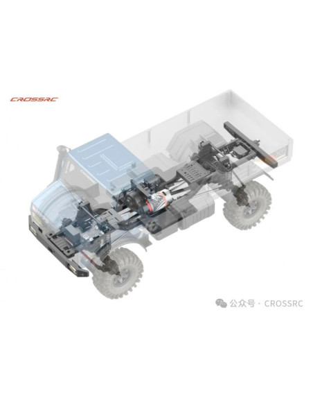 CROSS CAMION EMO X6 1/8 RTR Brushles(Azul) - Imagen 7