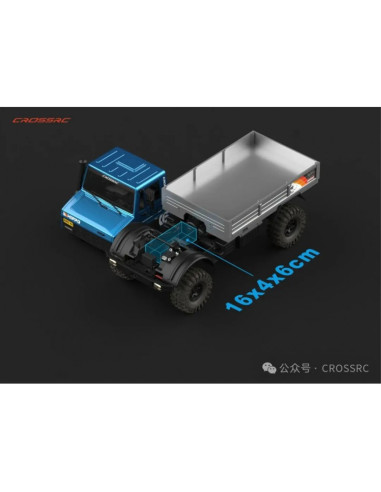 CROSS CAMION EMO X6 1/8 RTR Brushles(Azul) - Imagen 12