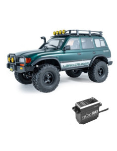 FMS 1/10 TOYOTA LAND CRUISER 80 RS VERDE BRUSHLESS CRAWLER(INCLUYE CAMBIO DE SERVO A DOYONO 35KG) - Imagen 1