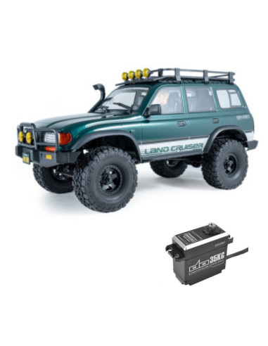 FMS 1/10 TOYOTA LAND CRUISER 80 RS VERDE BRUSHLESS CRAWLER(INCLUYE CAMBIO DE SERVO A DOYONO 35KG) - Imagen 1