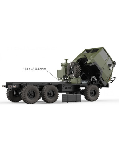 PACK CROSS CAMION SC6 1/12 6X6+BATERIA Y CARGADOR ABSIMA - Imagen 4