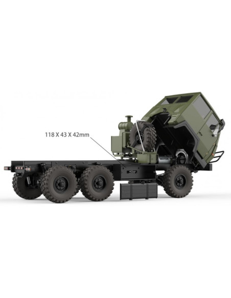 PACK CROSS CAMION SC6 1/12 6X6+BATERIA Y CARGADOR ABSIMA - Imagen 4