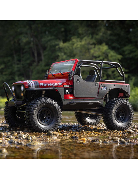 AXIAL 1/10 SCX10 III Jeep CJ-7 4X4 RTR Brushed Rock Crawler ROJO - Imagen 4
