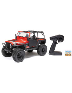 AXIAL 1/10 SCX10 III Jeep CJ-7 4X4 RTR Brushed Rock Crawler ROJO - Imagen 2