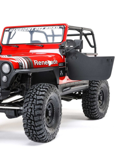 AXIAL 1/10 SCX10 III Jeep CJ-7 4X4 RTR Brushed Rock Crawler ROJO - Imagen 22