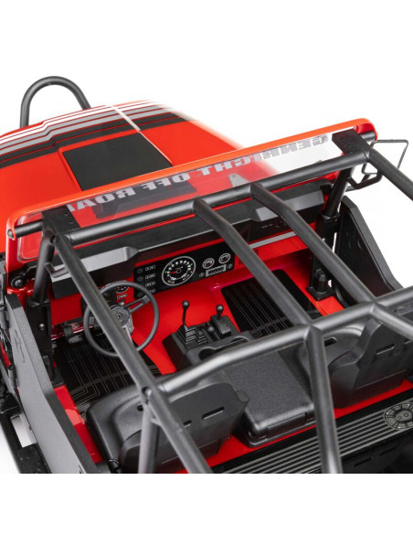 AXIAL 1/10 SCX10 III Jeep CJ-7 4X4 RTR Brushed Rock Crawler ROJO - Imagen 24