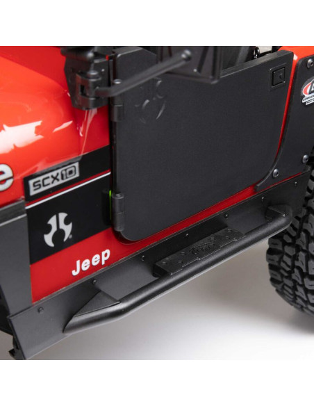 AXIAL 1/10 SCX10 III Jeep CJ-7 4X4 RTR Brushed Rock Crawler ROJO - Imagen 26