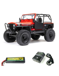 PACK AXIAL 1/10 SCX10 III Jeep CJ-7 4X4 RTR +BATERIA Y CARGADOR ABSIMA - Imagen 1