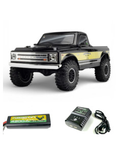 PACK Yikong Crawler 1/10 RTR Negro+BATERIA Y CARGADOR ABSIMA - Imagen 1