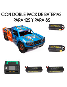 PACK LOSI 1/5 5IVE-TE 3.0 4WD RTR+2XLIPO 8000MAH+2XLIPO 11000MAH +CARGADOR GENS ACE - Imagen 1