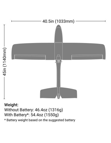 HobbyZone AeroScout S 2 1.1m RTF Básico con SAFE - Imagen 19