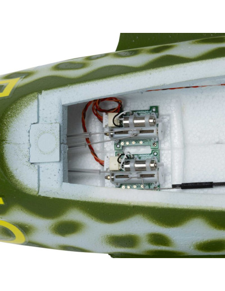 E-flite UMX Me 262 30mm EDF Jet BNF Basic con AS3X y SAFE Select, 660 mm - Imagen 19