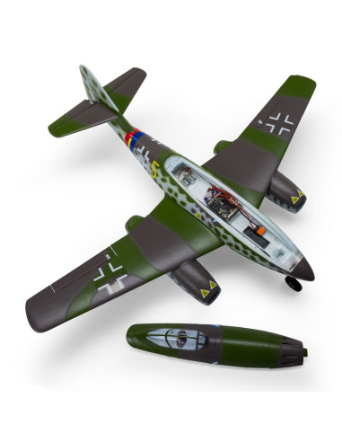 E-flite UMX Me 262 30mm EDF Jet BNF Basic con AS3X y SAFE Select, 660 mm - Imagen 3
