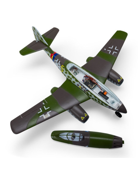 E-flite UMX Me 262 30mm EDF Jet BNF Basic con AS3X y SAFE Select, 660 mm - Imagen 3