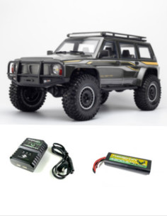 PACK Yikong NISSAN PATROL Crawler Pro Brushless 1/10 GRIS+BATERIA Y CARGADOR ABSIMA - Imagen 1