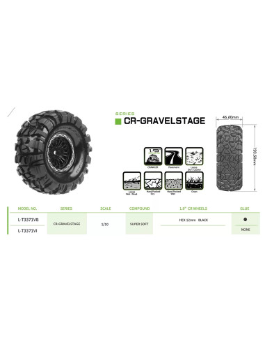 Neumáticos Crawler L-T3371VI - Imagen 1