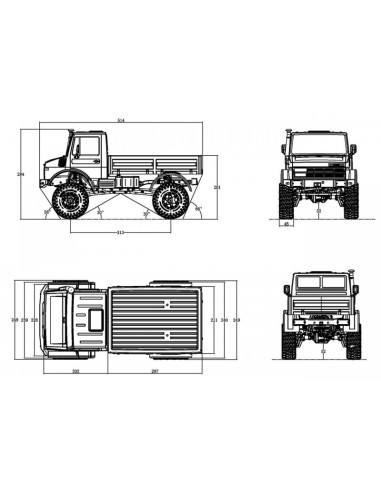 PACK CROSS RC NT4 1/10 RTR Kit (gris)+BATERIA 2S Y CARGADOR ABSIMA - Imagen 9