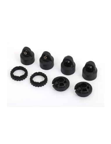 Tapas de amortiguadores, amortiguadores GT-Maxx (2)/ soporte de resorte/ ajustadores (2) (para 2 amortiguadores) (para Sledge) - Imagen 1