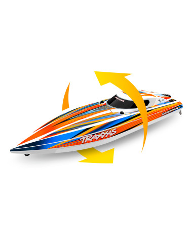 PACK EMBARCACION DE ALTO RENDIMIENTO TRAXXAS DISRUPTOR 4S +BATERIA ABSIMA 4S 6700MAH+CARGADOR TEAM CORALLY - Imagen 3