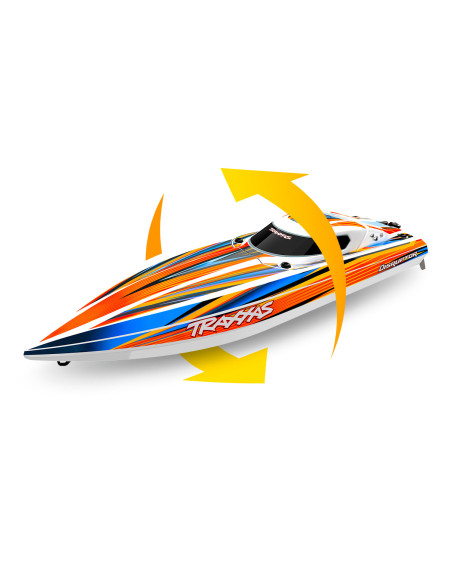 PACK EMBARCACION DE ALTO RENDIMIENTO TRAXXAS DISRUPTOR 4S +BATERIA ABSIMA 4S 6700MAH+CARGADOR TEAM CORALLY - Imagen 3