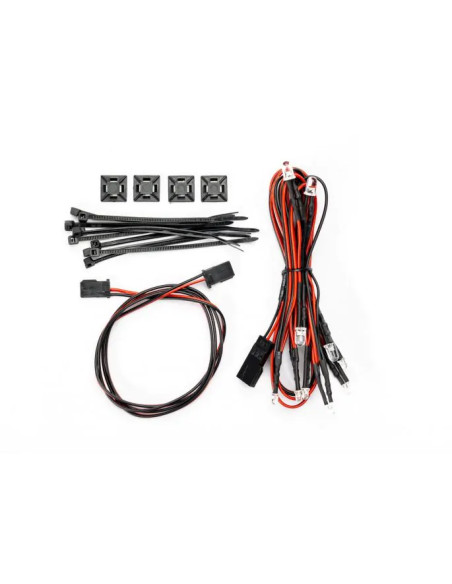 TRX10349X Cableado, luces LED/bridas (10)/soportes para bridas (4) (compatible con remolques para barcos n.° 10350 y 10650) - Imagen 1