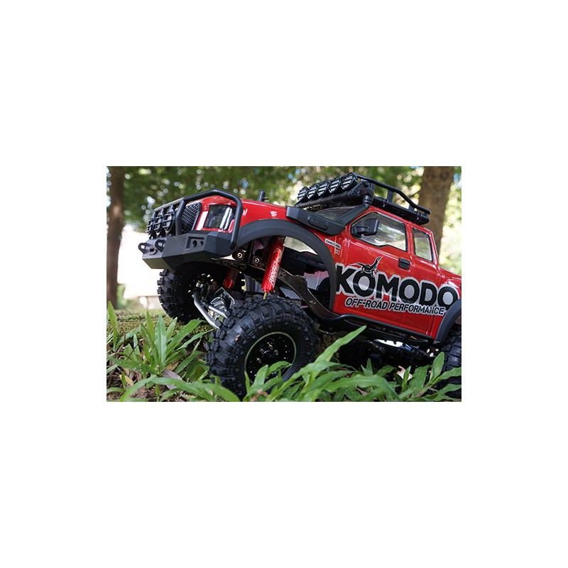 DDL120RDJUEGO DE AMORTIGUADORES  DE RESORTE INTERNO DE DOS ETAPAS DESERT LIZARD DE 120 MM ROJO PARA CRAWLER - Imagen 4