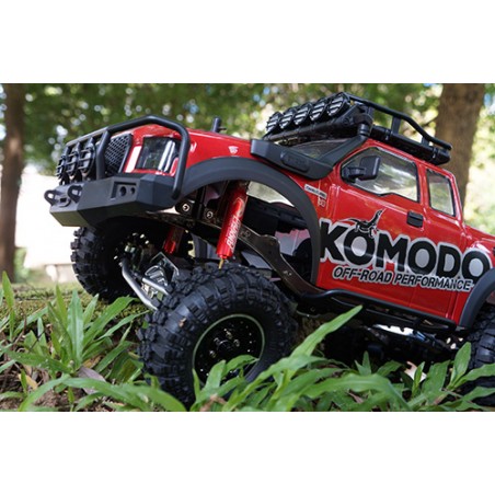 DDL120RDJUEGO DE AMORTIGUADORES  DE RESORTE INTERNO DE DOS ETAPAS DESERT LIZARD DE 120 MM ROJO PARA CRAWLER - Imagen 4