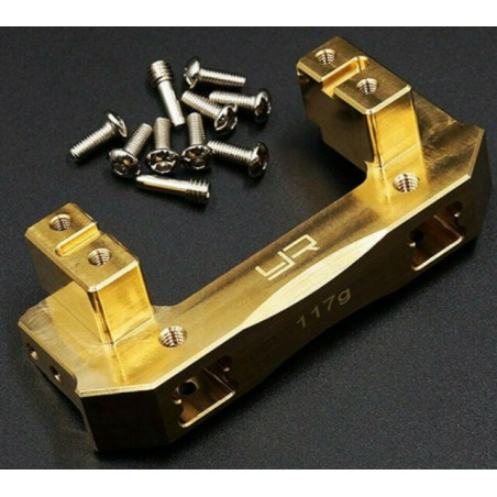 TRX4-044PARACHOQUES DELANTERO DE LATON 117G Y MONTAJE SERVO PARA TRX4 Y TRX6 YEAHRACING - Imagen 1