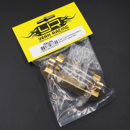 TRX4-044PARACHOQUES DELANTERO DE LATON 117G Y MONTAJE SERVO PARA TRX4 Y TRX6 YEAHRACING - Imagen 2