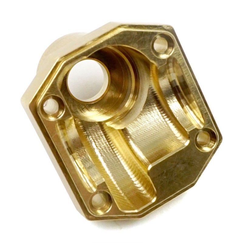 AXSC-006CUBIERTA DE DIFERENCIAL LATON PARA AXIAL CAPRA 56G F9 PORTAL COVER YEAH RACING - Imagen 2