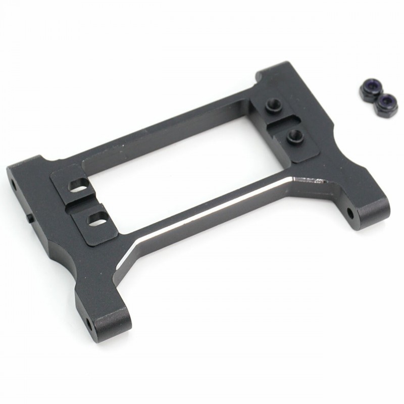 TRX4-005BK YEAH RACING SOPORTE DE ALUMINIO PARA SERVO ,TRAXXAS TRX4 Y TRX6 NEGRO - Imagen 1