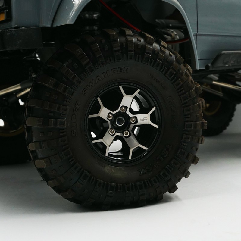 LLANTA 1.9 ALUMINIO CNC 5 RADIOS BEADLOCK RIM 2PCS YEAH RACING - Imagen 2