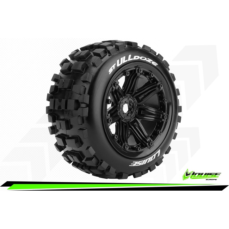 COMPRAR LR-T3288B LOUISE RC ST-ULLDOZE 1/8 MONTADO NEGRAS  3,8 HEX 17mm - Imagen 2