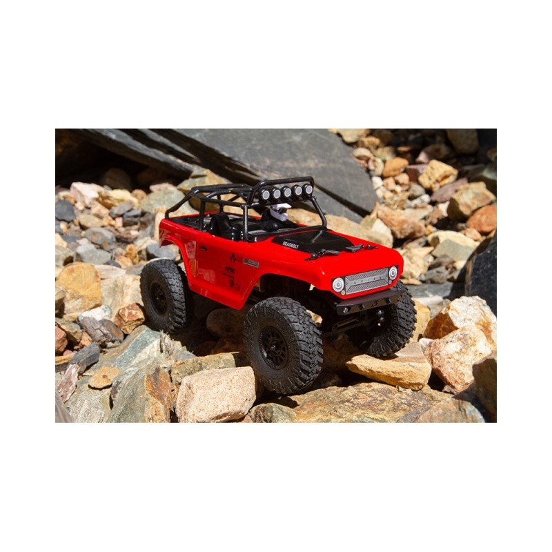 AXI90081T1AXIAL SCX24 Deadbolt 1/24th Scale Elec 4WD - RTR, Rojo - Imagen 2