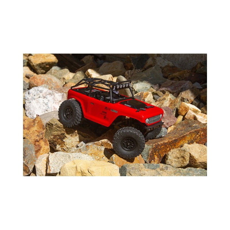 AXI90081T1AXIAL SCX24 Deadbolt 1/24th Scale Elec 4WD - RTR, Rojo - Imagen 4