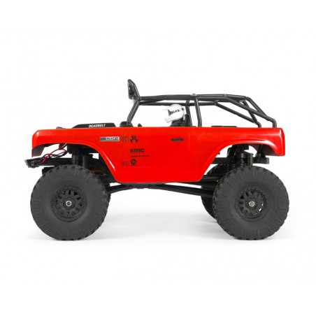 AXI90081T1AXIAL SCX24 Deadbolt 1/24th Scale Elec 4WD - RTR, Rojo - Imagen 7