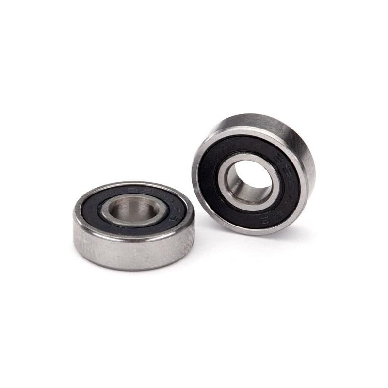 TRX5099ARodamiento de bolas (6x16x5mm) sellado con caucho negro (2pcs) - Imagen 1