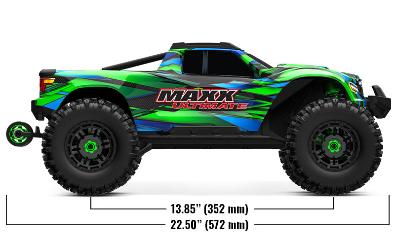 Traxxas Maxx Ultimate 4WD, VXL-4S, TQi - Verde